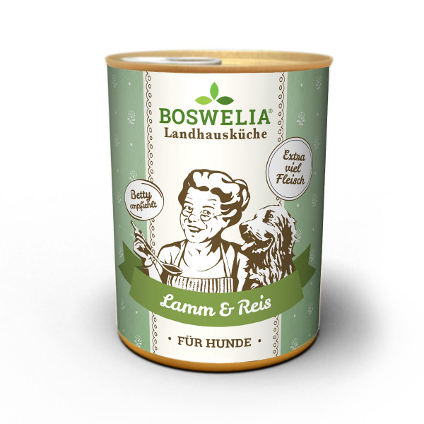 Boswelia Landhausküche Hund - Lamm & Reis