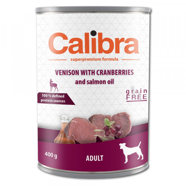 Calibra Dog Adult / Wild & Preiselbeeren - Nassfutter 400g
