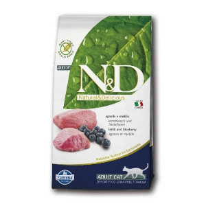 N&D Getreidefrei: Lamm/Heidelbeere - Katze Feline Adult
