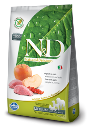 N&D Getreidefrei: Wildschwein/Apfel - Hund Canine Adult Medium