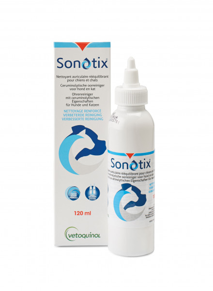 Sonotix Ohrenreiniger für Hunde und Katzen 120 ml